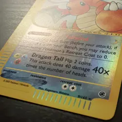 Dragonite- 9/165- Expedition- Reverse Holo Foil- Pokemon Card MP - Image 4