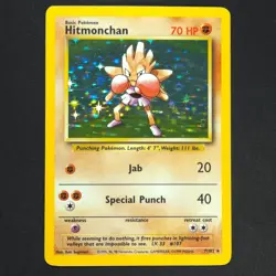 Hitmonchan 7/102 - Base Set - Pokemon Card - Image 1