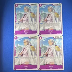 Bandai One Piece Card Game OP-06 Tsuru OP06-067 x4 Purple Character Counter - Image 1