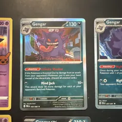 Pokemon TCG Holo/Foil 5 Card Lot: Gengar ex 104/162 + Halloween stamp - Image 4