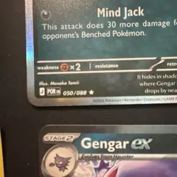 Pokemon TCG Holo/Foil 5 Card Lot: Gengar ex 104/162 + Halloween stamp - Image 5