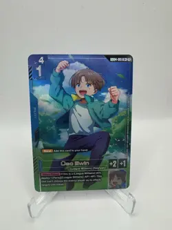 Gundam Card Game Phantom Aria Uso Ewin GD04-081 R+ Rare+ Alternate Alt Art NM - Image 1