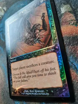 Magic the Gathering MTG - 1 x FOIL Dci Promo Diabolic Edict - EX Cond - Image 2