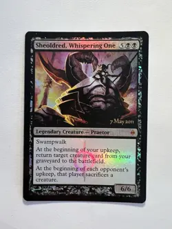 Sheoldred, Whispering One - FOIL PROMO Prerelease - MTG New Phyrexia - LP - Image 1