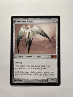 Platinum Angel - MTG Core Set 2011 - NM - Image 1