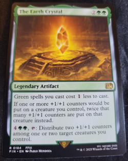The Earth Crystal # 184 FIN Final Fantasy Set MTG Magic The Gathering Cards - Image 1