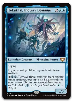 Tekuthal, Inquiry Dominus #78 (NM) Edge of Eternities EOC Magic MTG - Image 1