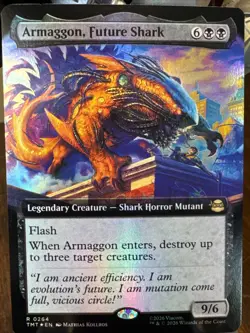 Armaggon, Future Shark (Extended Art Foil) 0264 Teenage Mutant Ninja Turtles TMT - Image 1