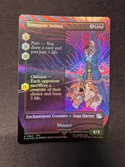 SUMMON: ANIMA (BORDERLESS) - Magic: The Gathering - NM/M - Image 1