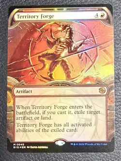 Territory Forge (Showcase) Outlaws of Thunder Junction: the Big Score Foil MTG - Image 1