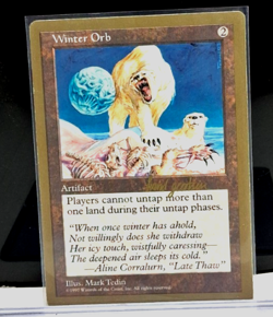 MTG 1997 5th Edition World Championship SVEND GERTSEN Siignature Winter Orb MP - Image 1