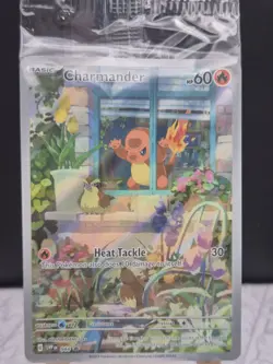 Pokemon TCG Charmander 044 SV Scarlet & Violet Promo Holo Sealed - Image 3