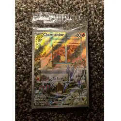 Pokemon TCG SVP Scarlet & Violet Promo Charmander 044 Full Art Holo 2023 (sealed - Image 1