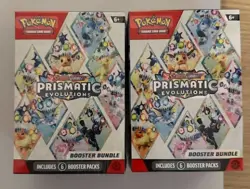 Pokemon TCG Prismatic Evolutions Scarlet and Violet Booster Bundle Sealed, X2 - Image 1