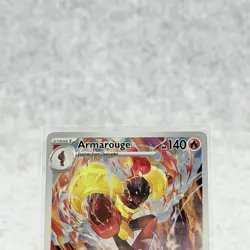 Armarouge 086/084 Illustration Rare Full Art Pitch Black Pokemon TCG - Image 2