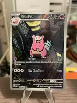Pokemon Slowbro 90/84 Pitch Black Illustration Rare NM - Image 1