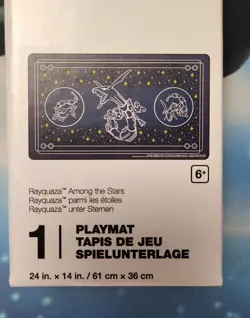 New In Box - Playmat Mat - PokemonCenter - Rayquaza Among The Stars - - Image 1