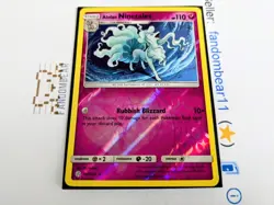 Alolan Ninetales REVERSE HOLO RARE card 145/236 Sun & Moon Cosmic Eclipse 2019 - Image 2