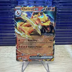 Charizard ex Scarlet & Violet 151 #006/165 Holofoil English Pokemon TCG - Image 1