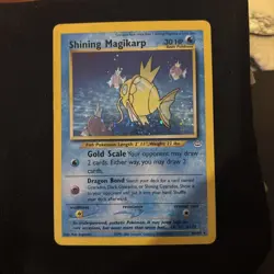 Pokemon TCG Shining Magikarp Neo Revelation Secret Rare Holo 66/64 30 HP English - Image 1