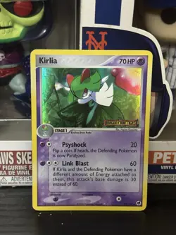 Pokemon TCG Dragon Frontiers - Kirlia #32/101 - Stamped Uncommon Holo Card - Image 1