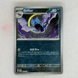 Pokemon TCG | Goldbat 42/165 | Reverse Holo Uncommon 151 MEW! - Image 1