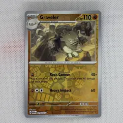 Pokemon TCG | Graveler 75/165 | Reverse Holo Uncommon 151 MEW! - Image 1