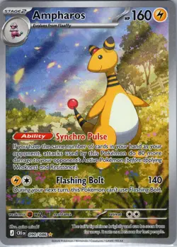 Pokemon TCG Pokemon Ampharos Holo 090/086 - Image 1