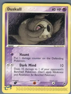 Duskull 62/100 Common Sandstorm Pokemon Lightly Played - Image 1