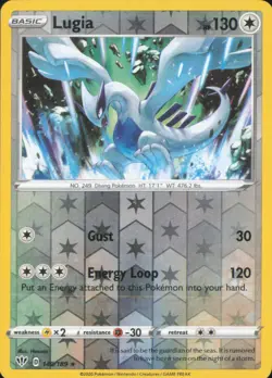 Lugia 140/189 Rare Darkness Ablaze Pokemon Reverse Holo MP - Image 1