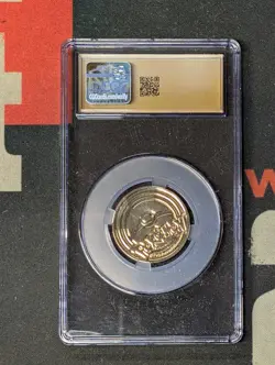 CGC 10 PRISTINE Charizard UPC Ultra Premium Collection Metal Card Game Coin 2022 - Image 2