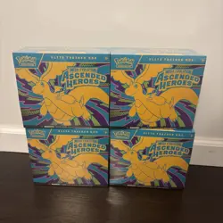Pokemon TCG Mega Evolution: Ascended Heroes Elite Trainer Box ETB Lot Of 4 - Image 1