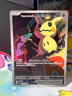 Pokemon Ascended Heroes Team Rocket’s Mimikyu 238/217 Illustration Rare - Image 1