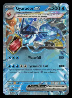 Gyarados ex 045/198 Double Rare Scarlet & Violet Pokemon Holo Near Mint - Image 1
