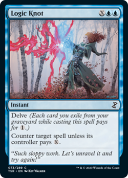 Logic Knot FOIL Time Spiral Remastered NM Blue Common MAGIC MTG CARD ABUGames - Image 1