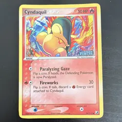Pokemon TCG Cyndaquil 54/115 Unseen Forces Stamped Holo - Image 1