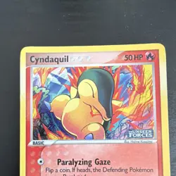 Pokemon TCG Cyndaquil 54/115 Unseen Forces Stamped Holo - Image 2