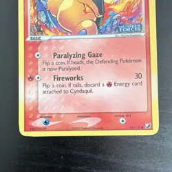 Pokemon TCG Cyndaquil 54/115 Unseen Forces Stamped Holo - Image 3