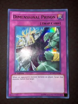 Yu-Gi-Oh! Dimensional Prison -RYMP-EN084- Ultra Rare- 1st Edition DAMAGED! - Image 1