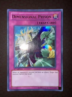 Yu-Gi-Oh! Dimensional Prison -RYMP-EN084- Ultra Rare- 1st Edition DAMAGED! - Image 2
