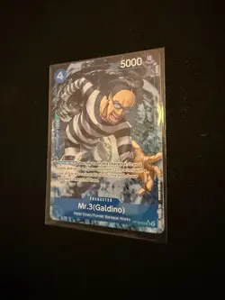 Mr.3 (Galdino) Bandai One Piece TCG Op16-056 Sr Alt Art - Image 1