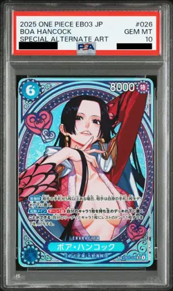 PSA10 One piece Card BOA HANCOCK Special Alternate Art EB03 026 Japanese 2025 - Image 1
