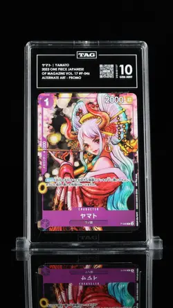 TAG 10 GEM MINT Japanese ONE PIECE 2023 Yamato P-046 ONE PIECE Magazine Vol 17 - Image 1