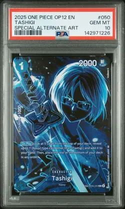 2025 One Piece OP06-050 Tashigi Special Alt Art Legacy of the Master PSA 10 - Image 1