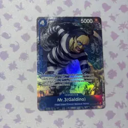 Mr.3 (Galdino) Bandai One Piece TCG Op16-056 Sr Alt Art - Image 1