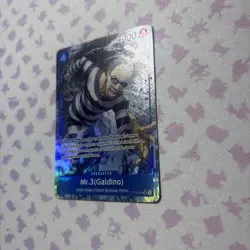 Mr.3 (Galdino) Bandai One Piece TCG Op16-056 Sr Alt Art - Image 2