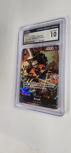 CGC 10 One Piece Card: Brook EB01-046 Super Rarea Alternate Art Parallel - Image 2
