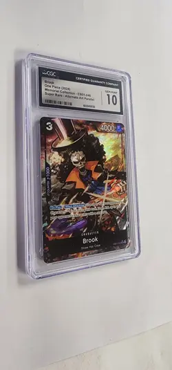 CGC 10 One Piece Card: Brook EB01-046 Super Rarea Alternate Art Parallel - Image 3
