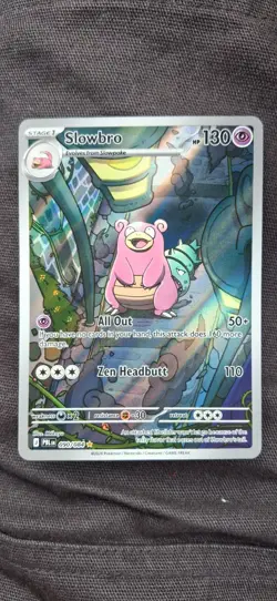 Slowbro 090/084 Illustration Rare Pitch Black Pokemon Holo Near Mint - Image 1