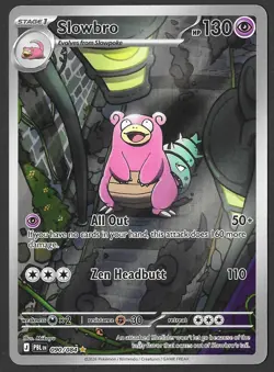 Slowbro 090/084 Illustration Rare Pitch Black Pokemon Holo Near Mint - Image 1